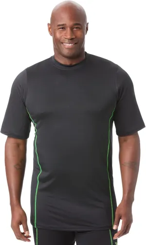 KingSize Men's Big & Tall Performance Crewneck Undershirt 2-Pack