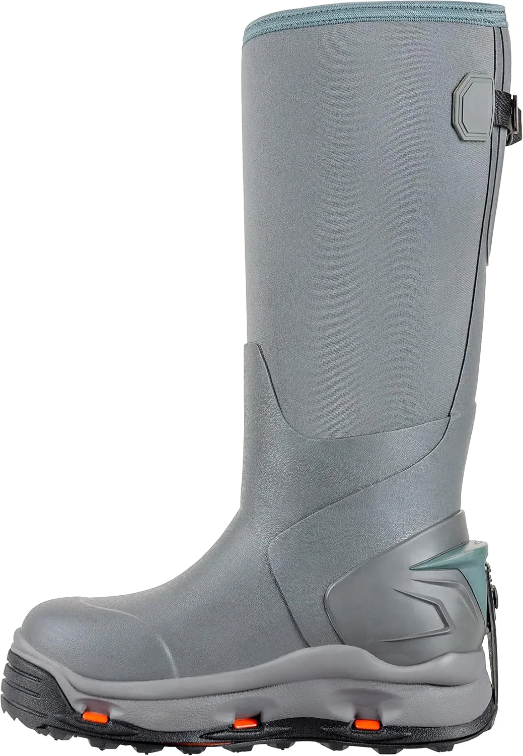 Korkers Women's Neo Arctic Rubber Boots - Inuslated and Waterproof for the Extreme Cold - Includes Interchangeable All Terrain Sole