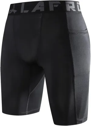 LAFROI Men's Quick Dry Cool Compression Fit Tights Shorts Waistband-YSK09