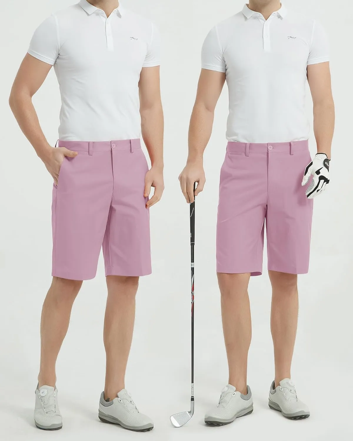 Lesmart Mens Golf Shorts Stretch Quick Dry Fit