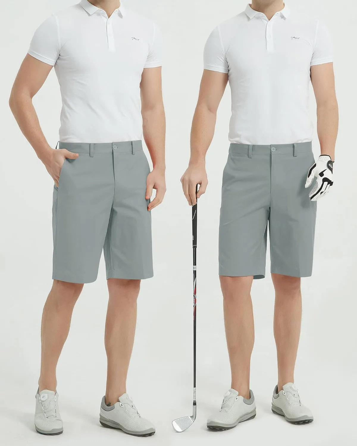 Lesmart Mens Golf Shorts Stretch Quick Dry Fit