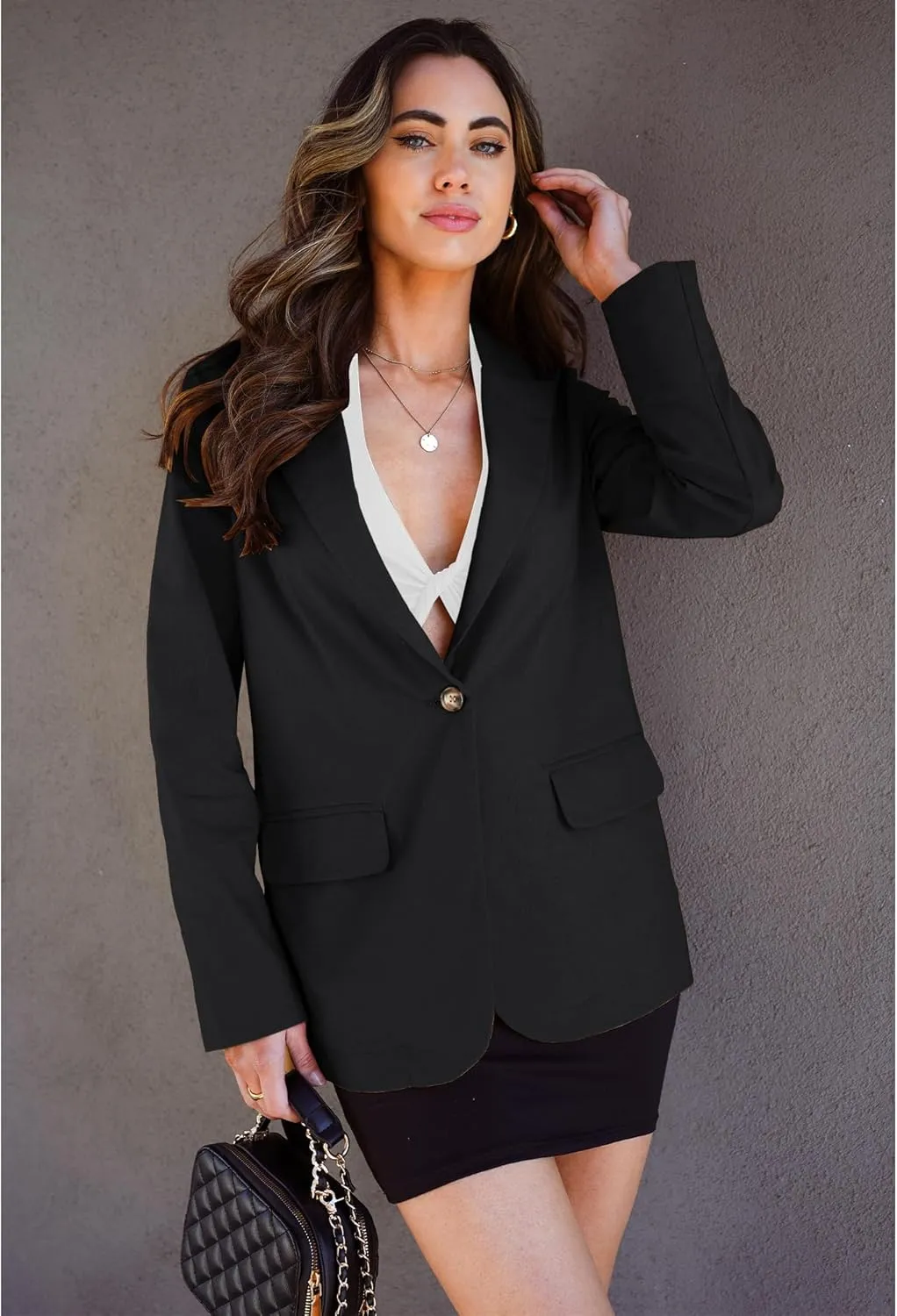 luvamia Blazers for Women Business Casual Dressy Work Fashion Lightweight Spring Summer Linen Unlined 2025 Suit Jackets