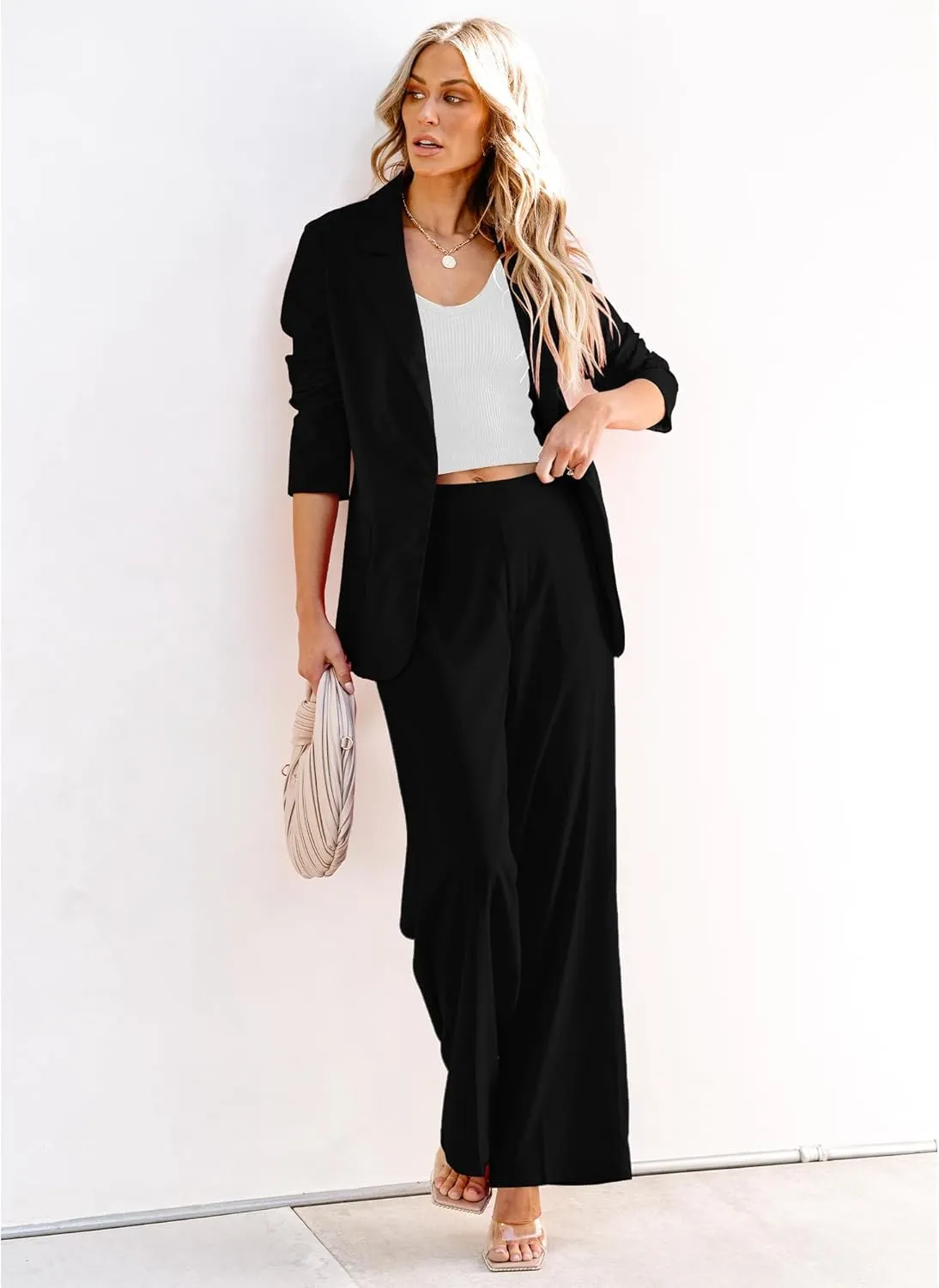 luvamia Blazers for Women Business Casual Dressy Work Fashion Lightweight Spring Summer Linen Unlined 2025 Suit Jackets