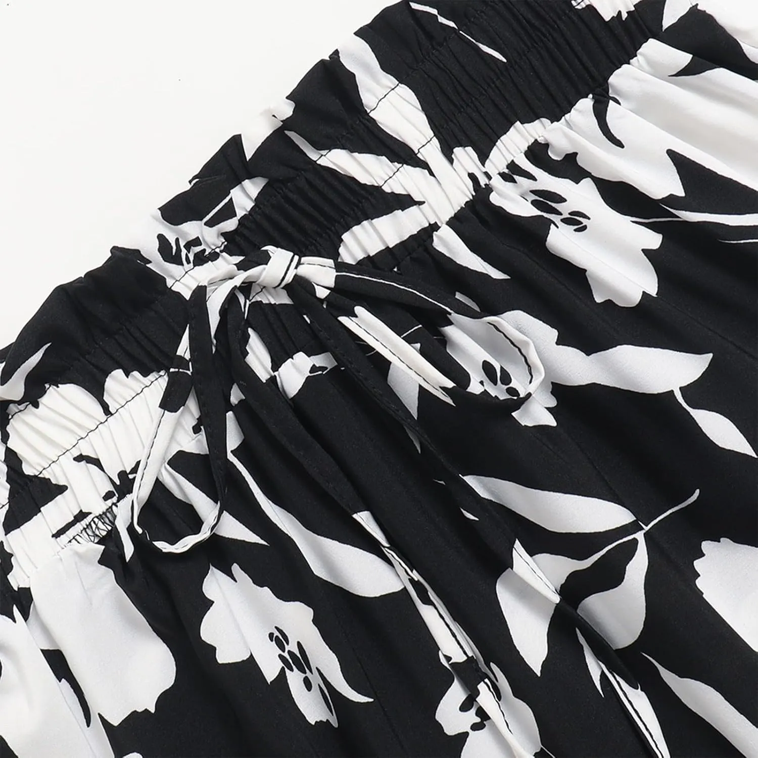 Maxi Skirts for Women 2025 Summer Ruffle Elastic High Waist Tiered Skirt Vacation A-Line Flowy Swing Long Skirts