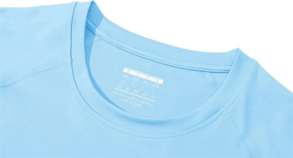 Men Short Sleeve T Shirts O-Neck Quick Dry Running Fitness Casual T Shirt