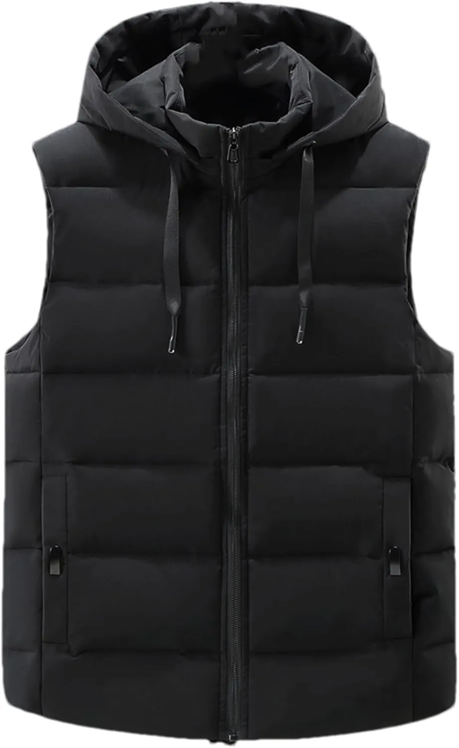 Men Sleeveless Vest Jacket Autumn Winter Fashion Casual Cotton Padded Coats Thick Warm Waistcoat