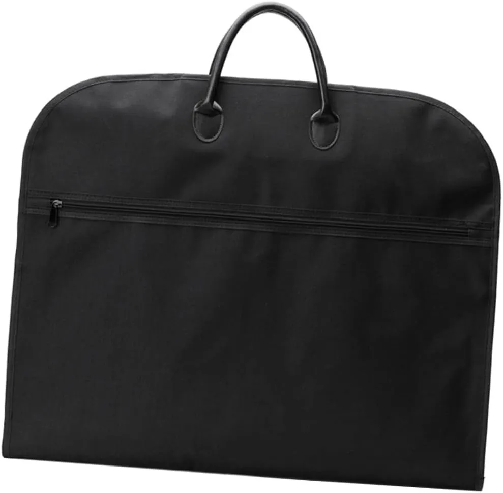 Men Travel Suit Bag Large Garment Storage Collapsible Hanging Oxford Fabric Black