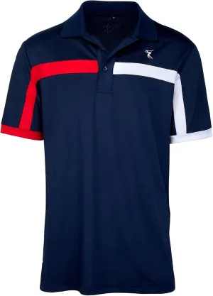 Men's Black Color Casual Fit Short Sleeve Quick-Dry Golf Polo T-Shirt with Free Golf Hat