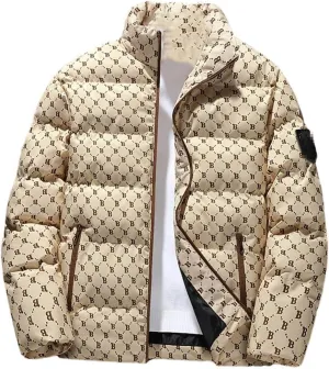 Mens Parka Collar Men's Jacket Winter Down Jacket Letter Warm Jackets Men Business Coat Baseball Coats