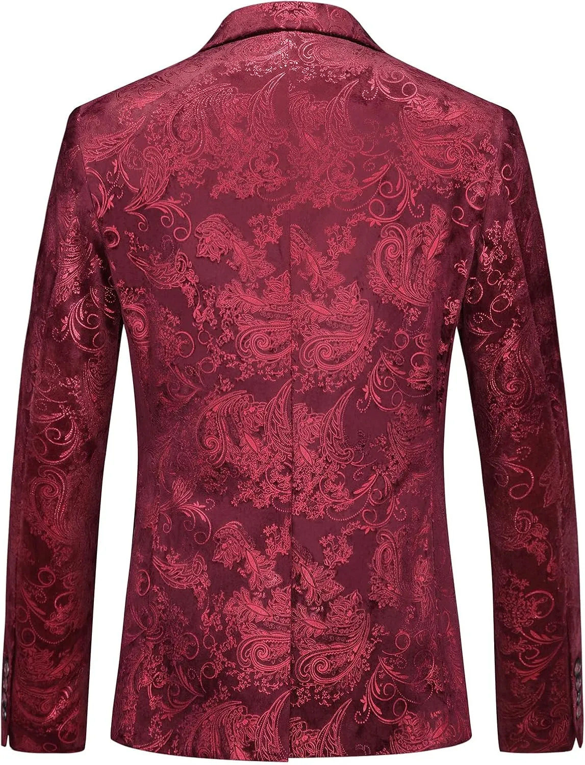 Mens Slim Fit Suits 2 Piece Tuxedo Suit for Men Shiny Prom Dinner Party Blazers Jacket and Pants