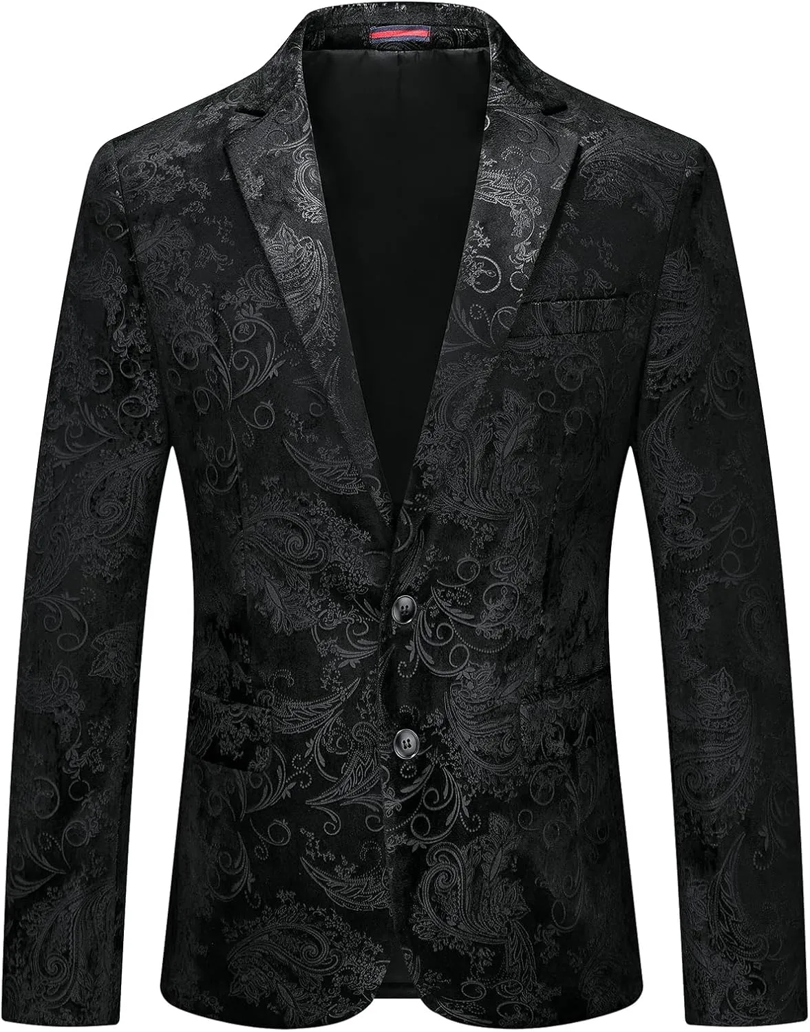 Mens Slim Fit Suits 2 Piece Tuxedo Suit for Men Shiny Prom Dinner Party Blazers Jacket and Pants