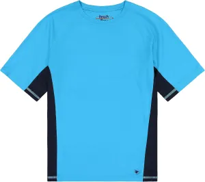 Men's UPF 50  Swim Shirt - Short Sleeve Quick Dry Rashguard