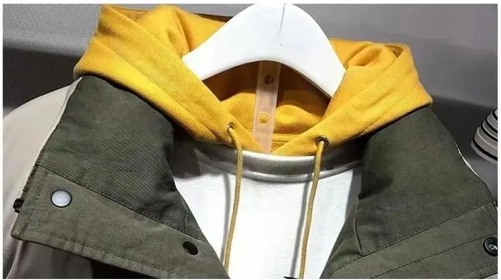 Men's Winter Full Zip Stand Collar Loose Cotton-Padded Jacket Thicken Thermal Couples Coat Unisex