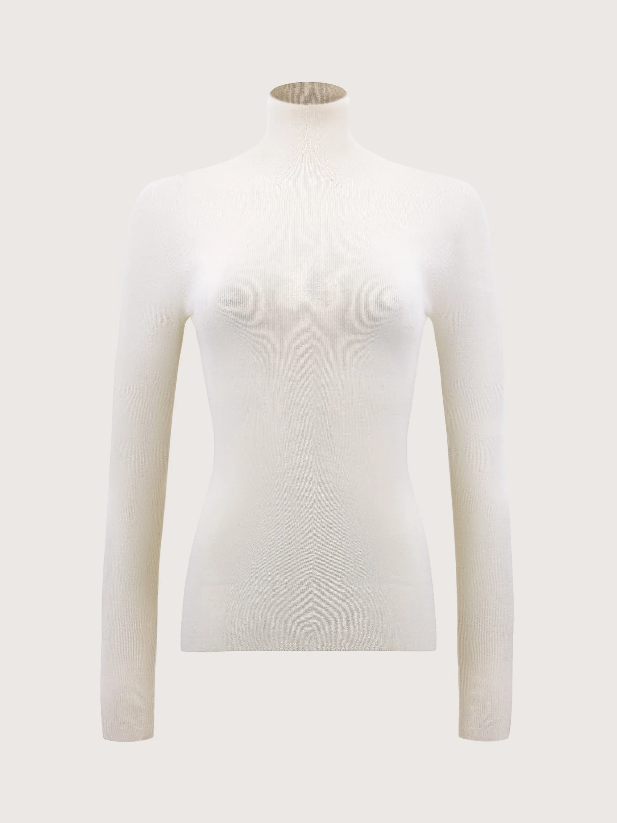 Merle High Neck Merino Top
