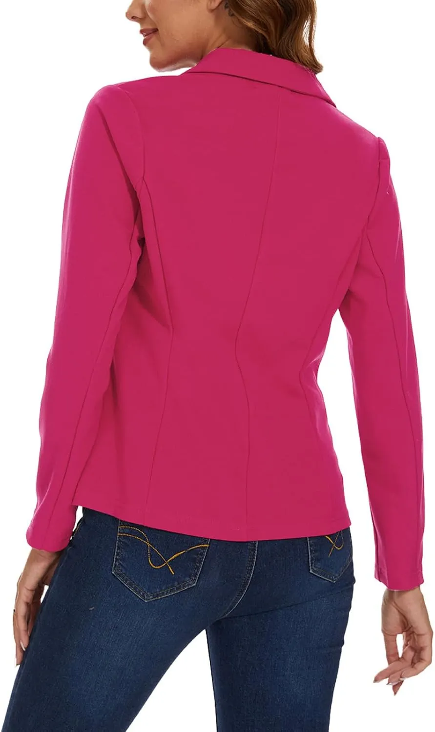 MINTLIMIT Blazers for Women Business Casual Long Sleeve Notched Lapel Button Work Office Blazers Jackets with Pockets