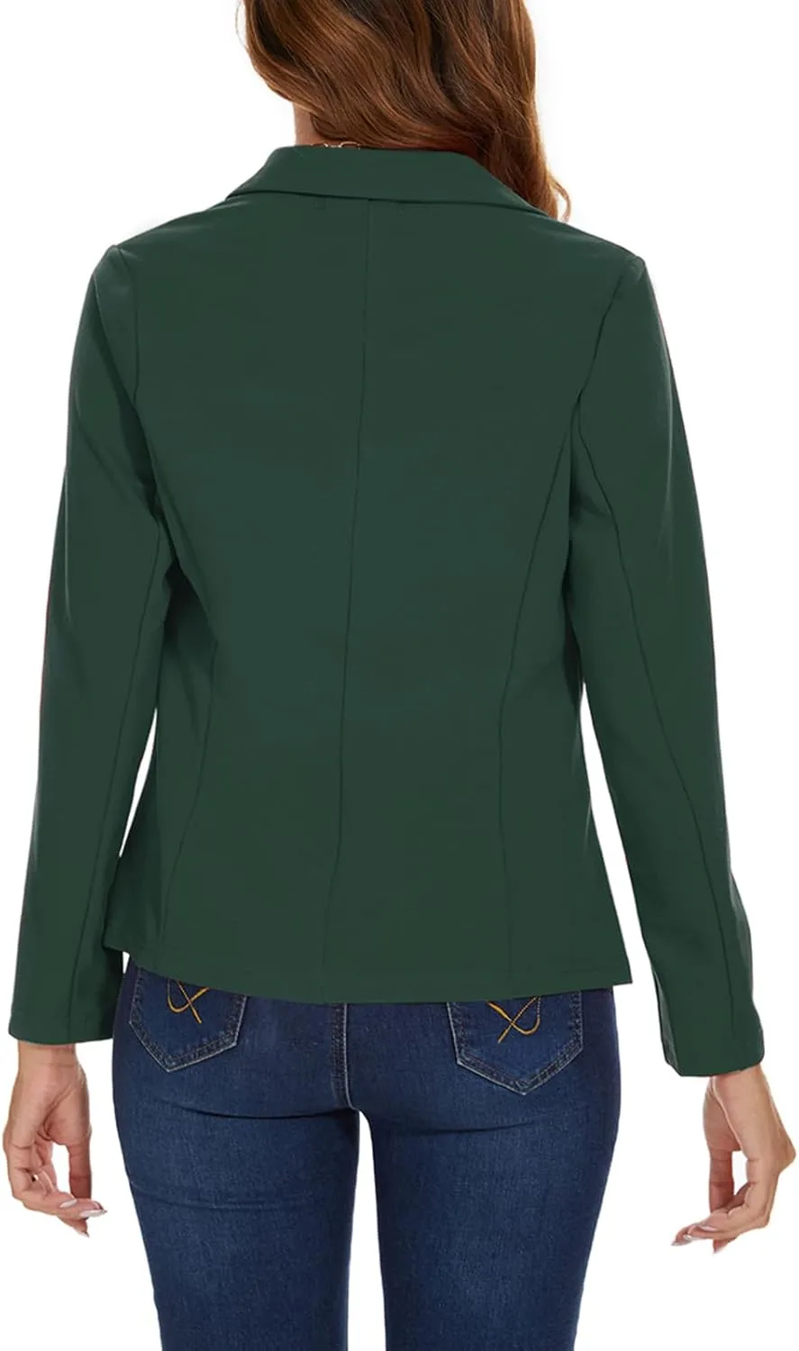 MINTLIMIT Blazers for Women Business Casual Long Sleeve Notched Lapel Button Work Office Blazers Jackets with Pockets