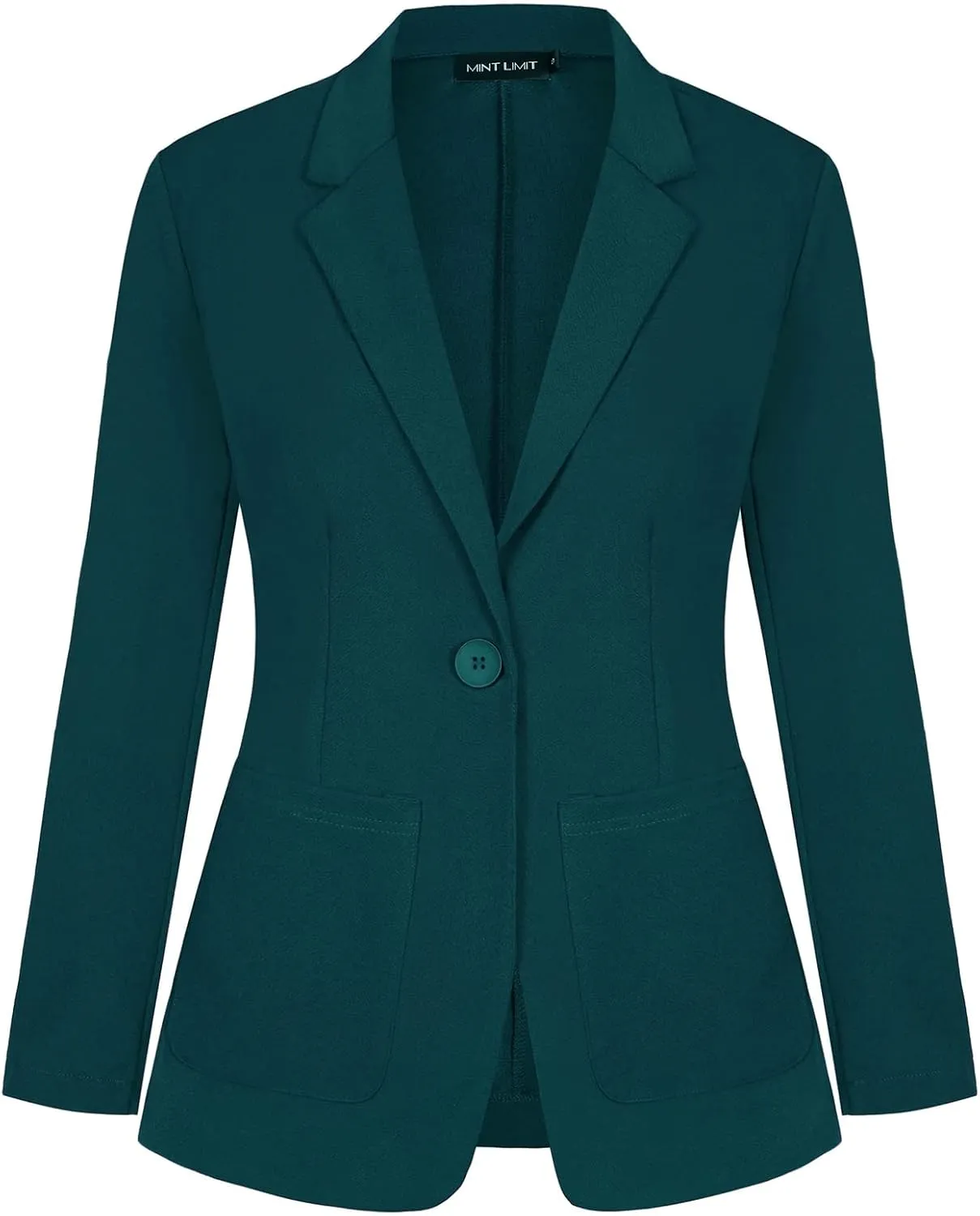 MINTLIMIT Blazers for Women Casual Long Sleeve Open Front Cardigan Button Work Office Blazers Jackets with Pockets