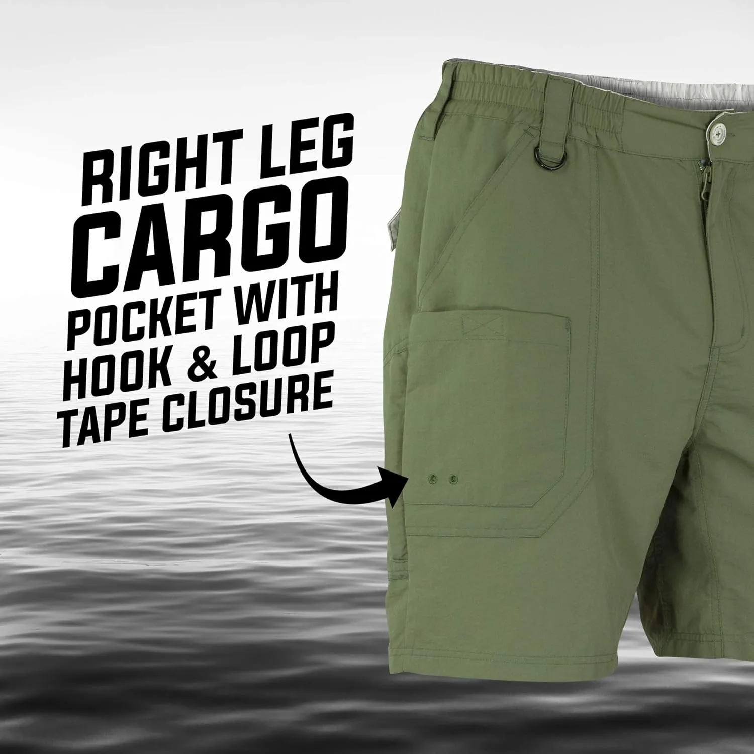 Mossy Oak Men's XTR Fishing Quick Dry, Hiking Shorts