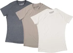 Mr. Davis Men's Bamboo Viscose Tailored Cut Crew Neck Undershirt 3 Pack