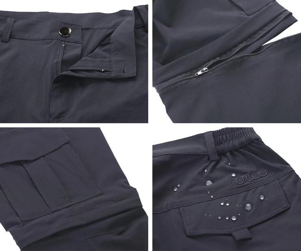 Nonwe Women's Outdoor Water-Resistant Quick Dry Convertible Cargo Pants