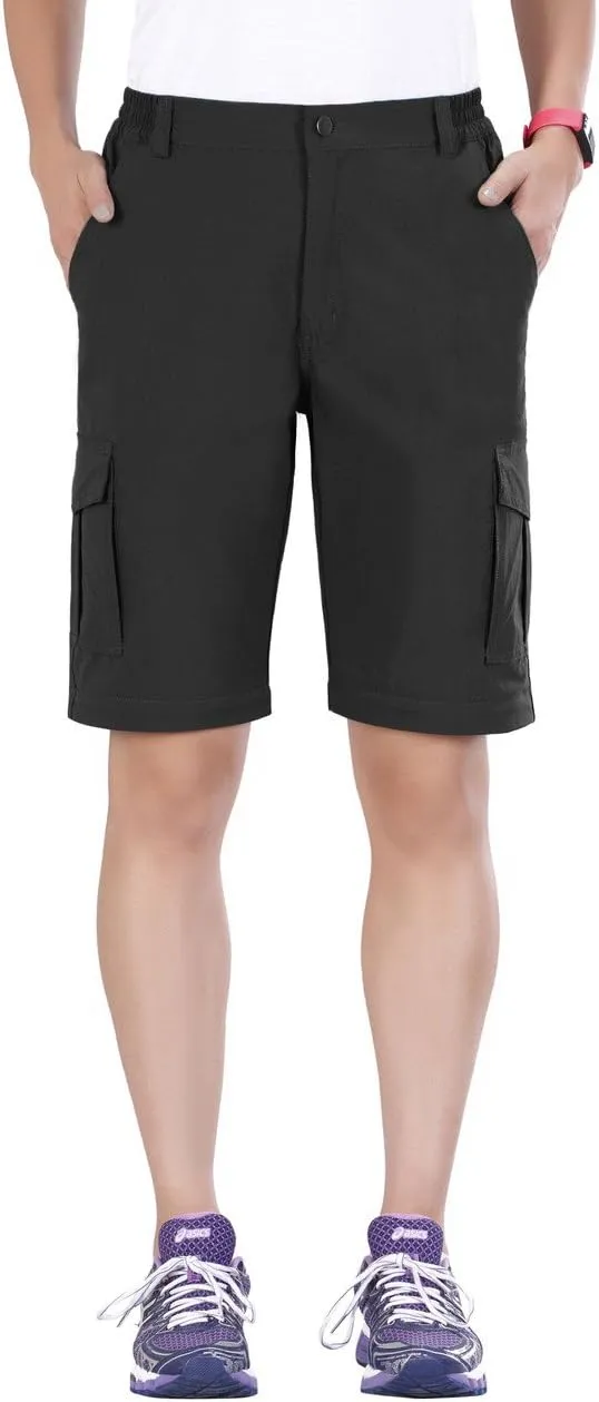 Nonwe Women's Outdoor Water-Resistant Quick Dry Convertible Cargo Pants