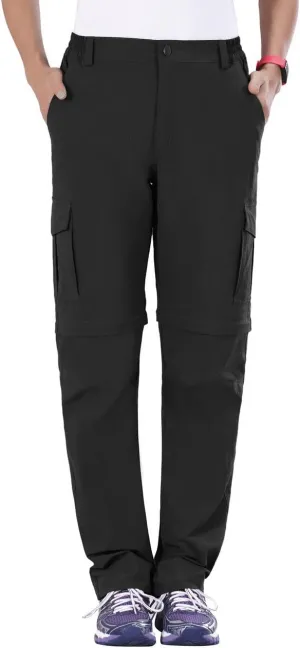 Nonwe Women's Outdoor Water-Resistant Quick Dry Convertible Cargo Pants