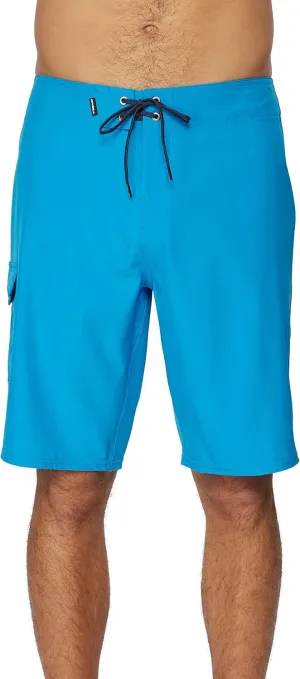 O'NEILL Men's 21 Inch Hyperfreak Divergent Boardshorts - Quick Dry Swim Trunks for Men with Fixed Waist and Quick Dry Fabric