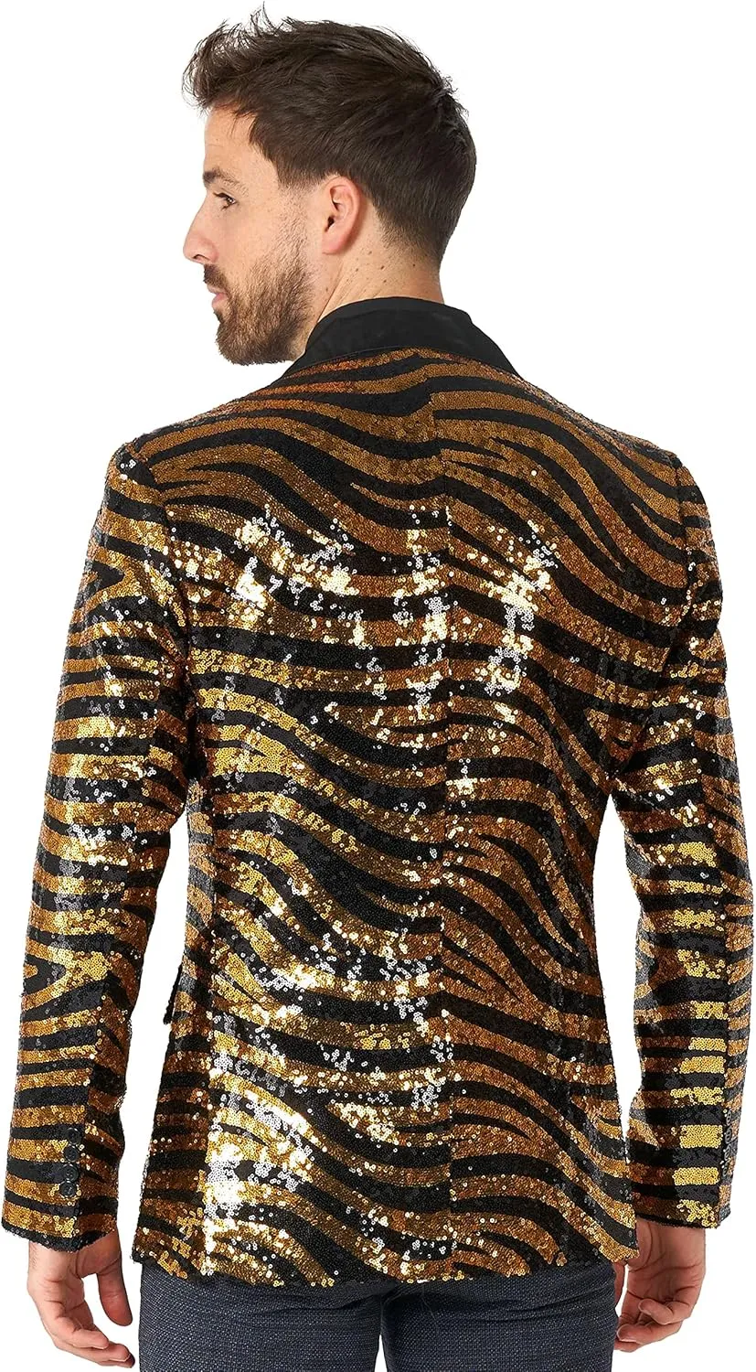 Opposuits Men's Crazy Fun Blazer - Perfect for Special Party Jacket - Stylish, Jacket