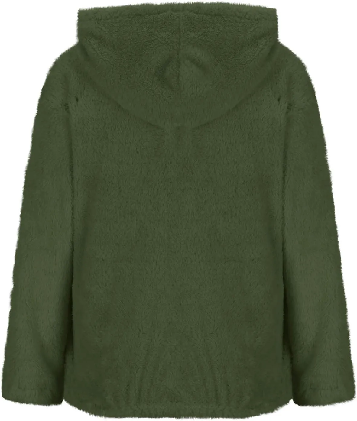 Oversized Fuzzy Fleece Hoodies For Women Warm Long Sleeve Sherpa Pullover Sweatshirts Winter Tops With Pockets