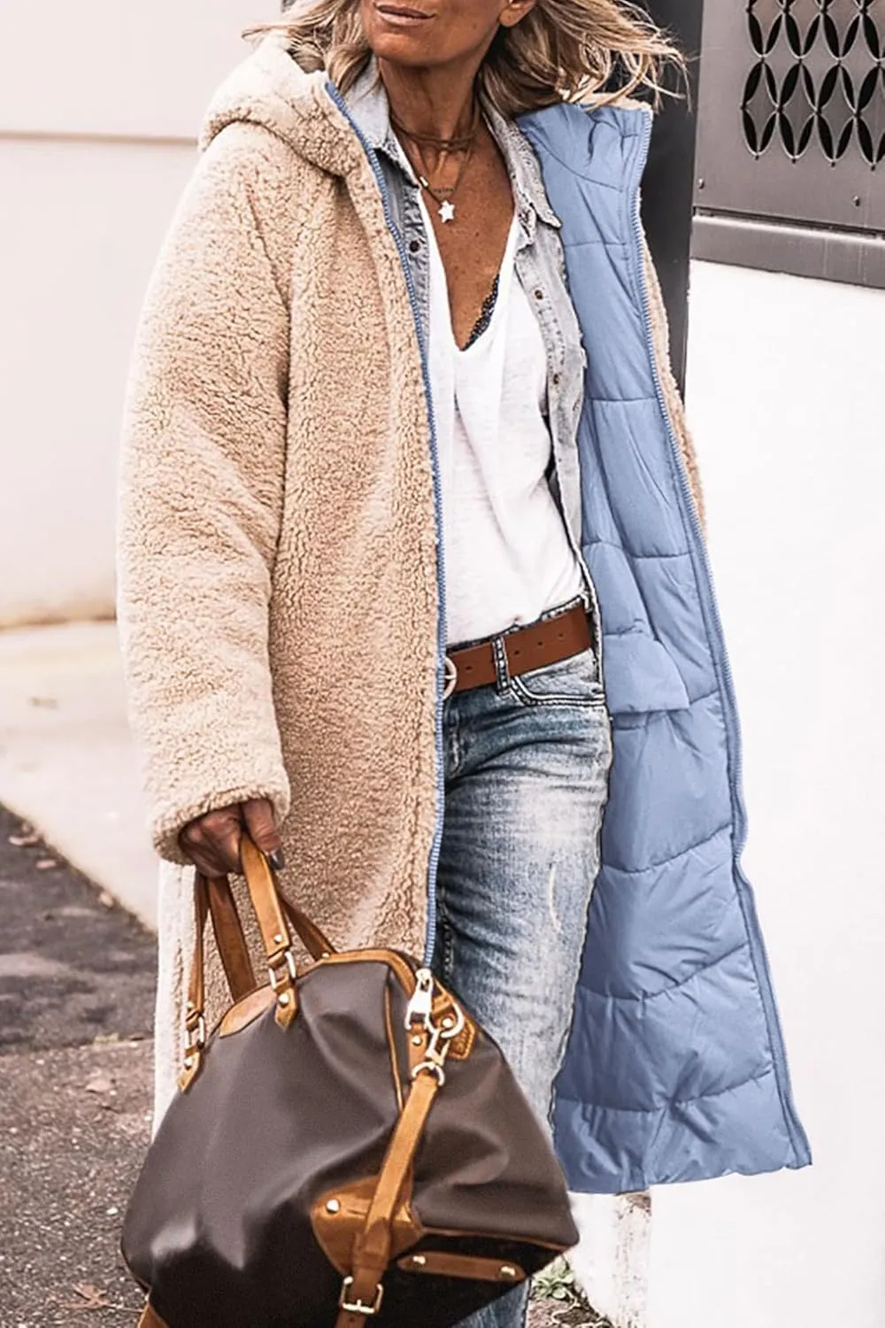 PRETTYGARDEN Women's 2025 Winter Fashion Clothes Oversized Shearling Fleece Long Coats Jackets