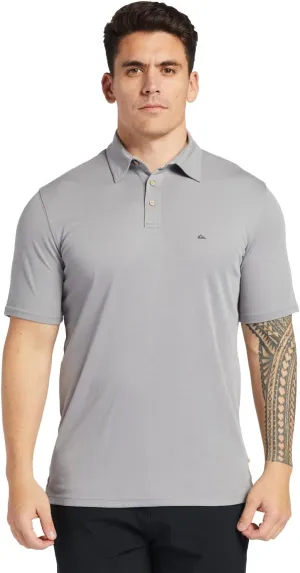 Quiksilver Men's Water 2 Lightweight Quick Dry Collared Polo Shirt