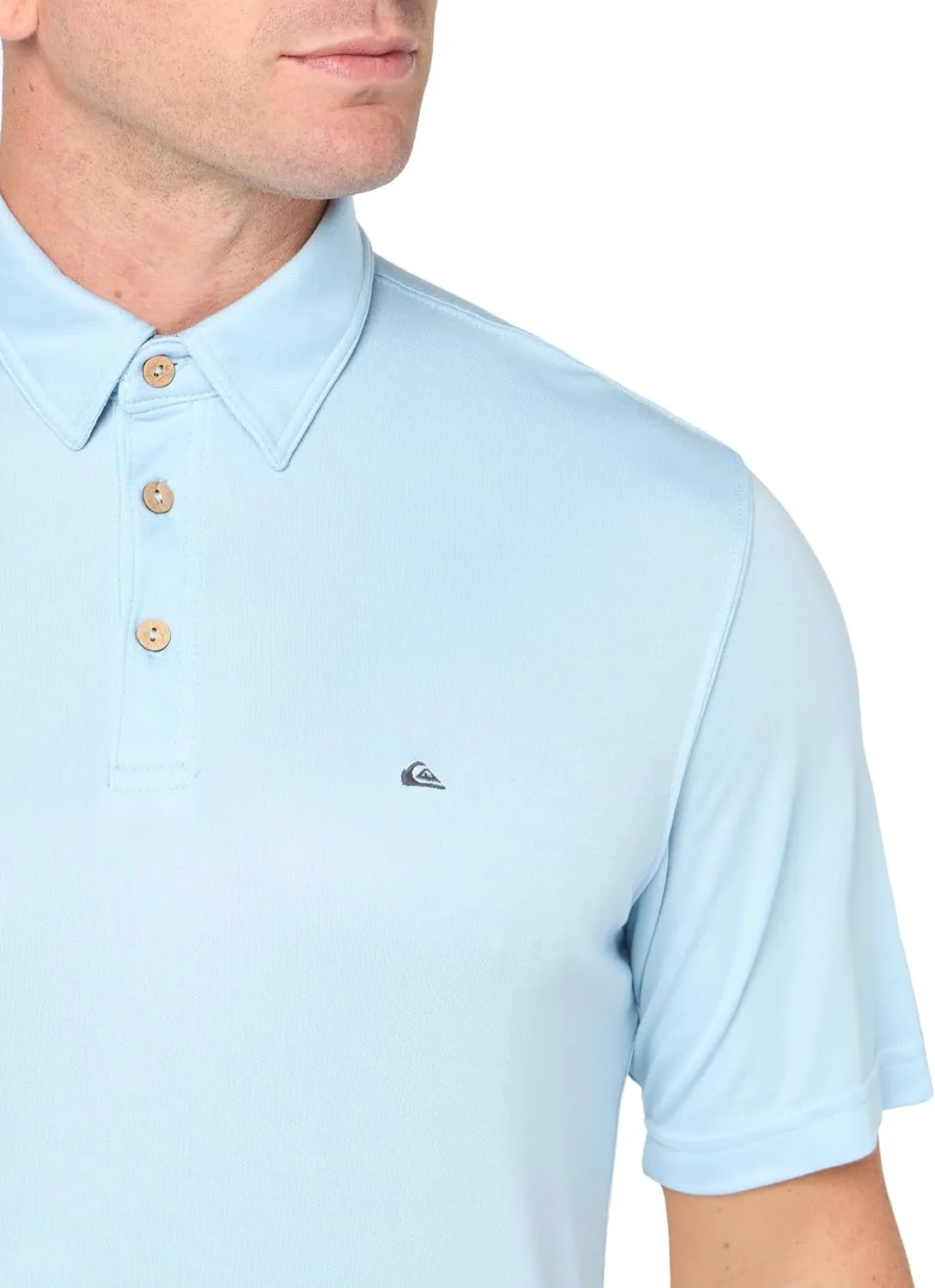 Quiksilver Men's Waterpolo 3 Lightweight Quick Dry Collared Polo Shirt