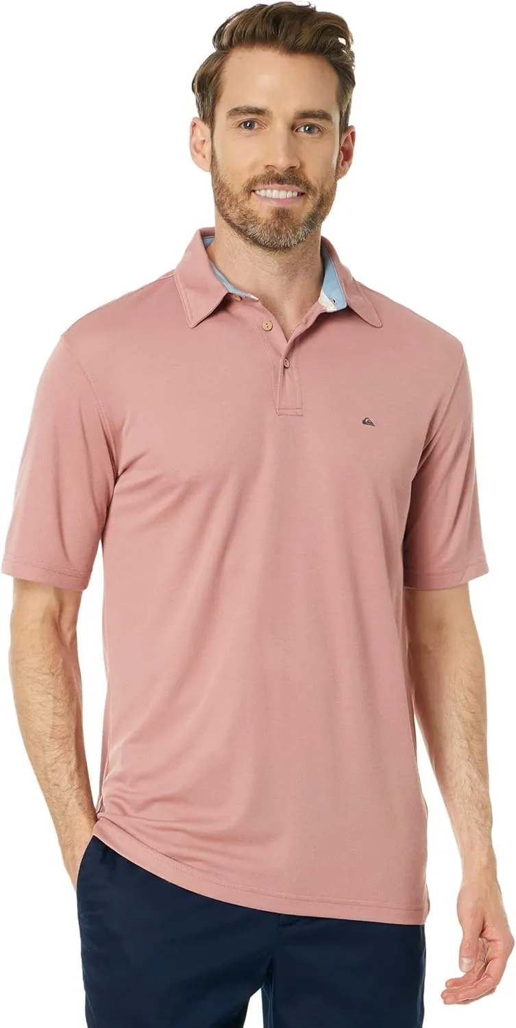 Quiksilver Men's Waterpolo 3 Lightweight Quick Dry Collared Polo Shirt