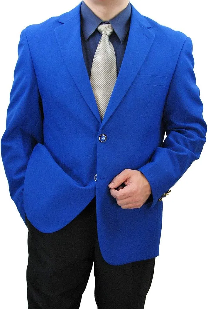 Sharp Hand Tailored Men 2B Dress Blazer w/1 Pair of Socks, Size 36S-56L