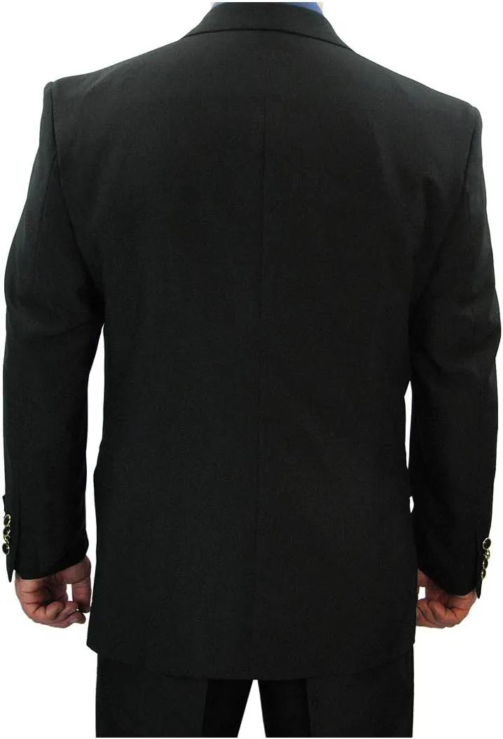 Sharp Hand Tailored Men 2B Dress Blazer w/1 Pair of Socks, Size 36S-56L