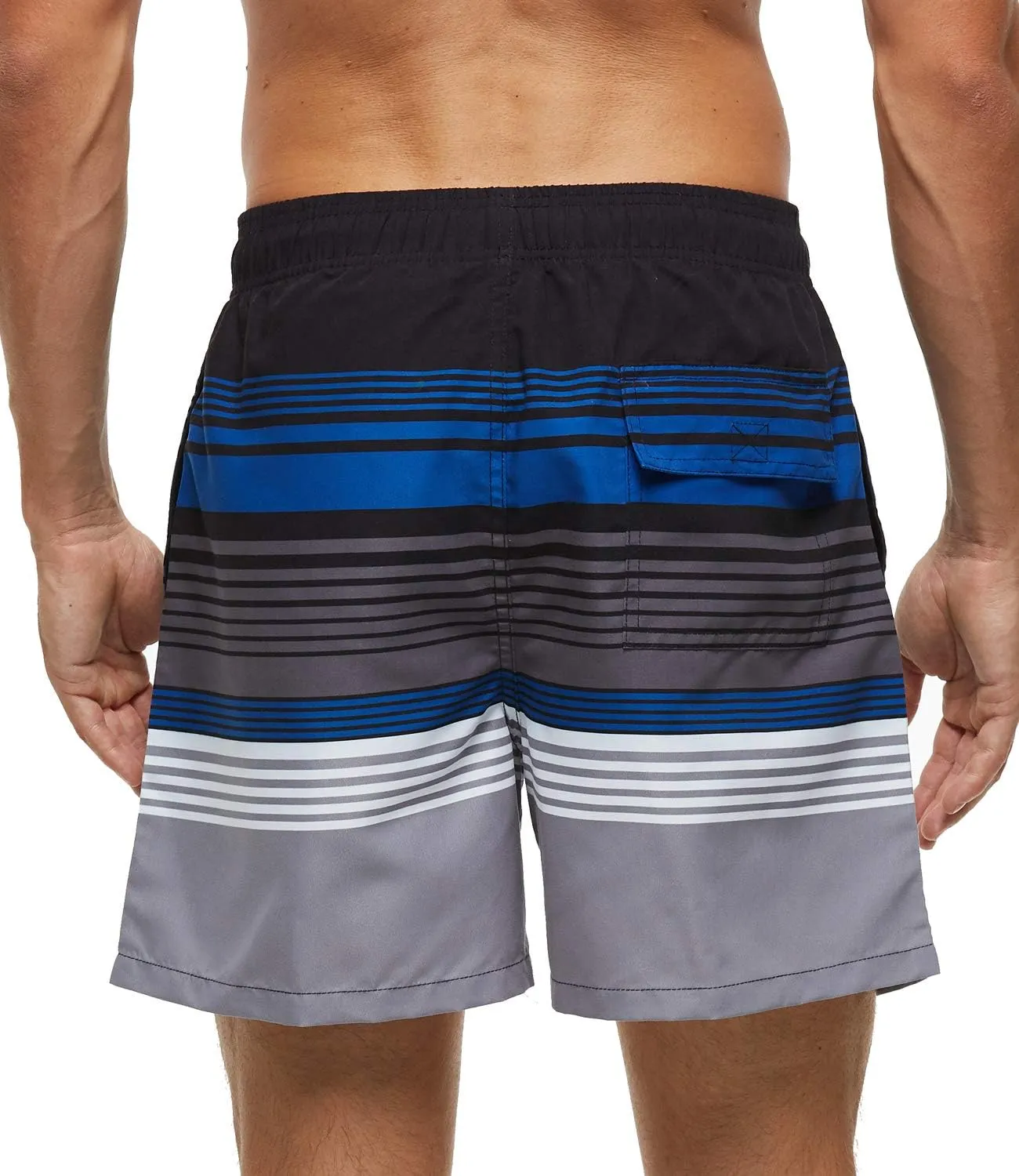 SILKWORLD Men's Swim Trunks Quick Dry Shorts with Pockets