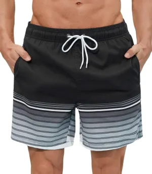 SILKWORLD Men's Swim Trunks Quick Dry Shorts with Pockets