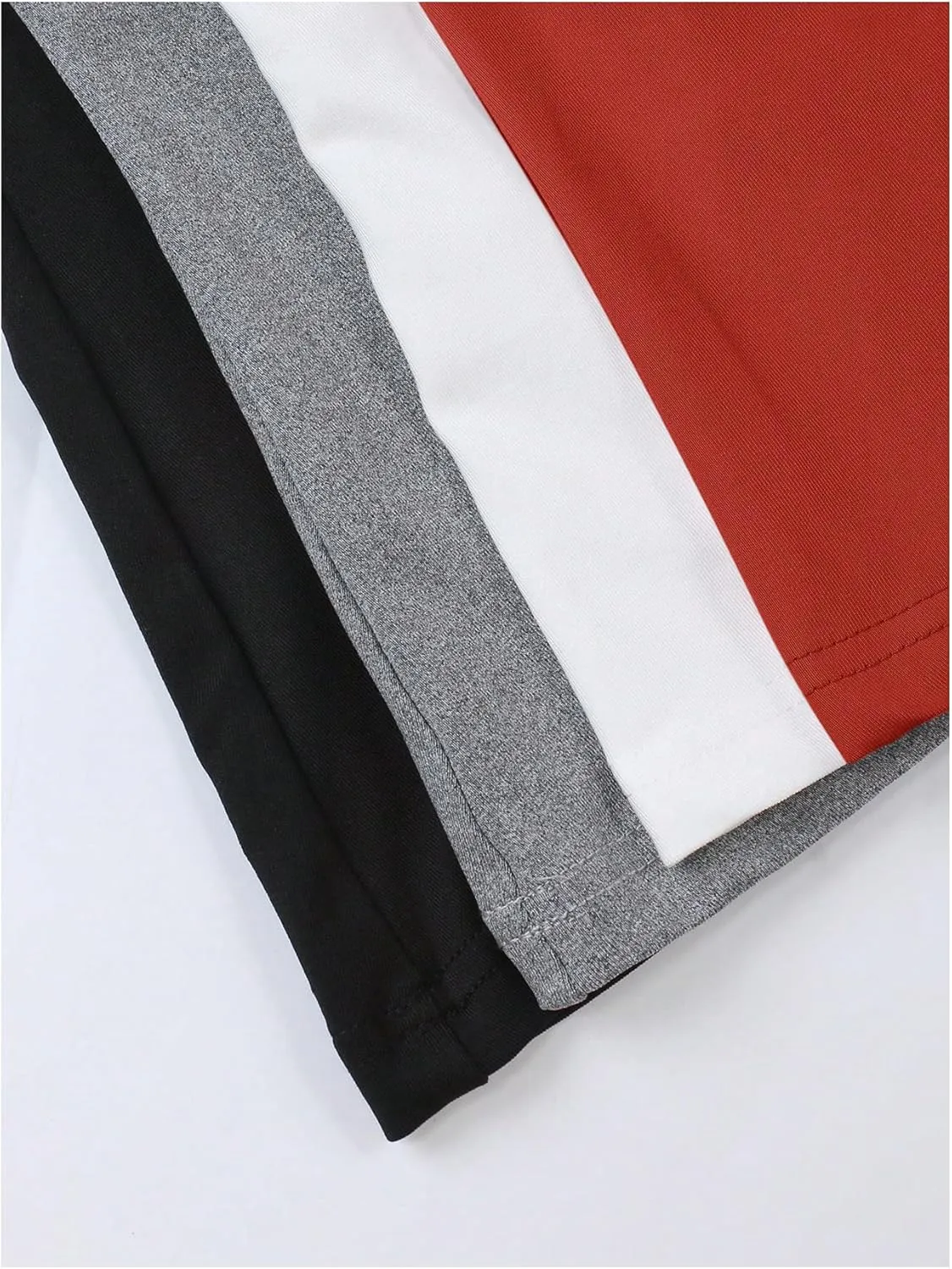 SOLY HUX Women's Plus Size 4 Packs Long Tank Tops Sleeveless Undershirts Layering Basic Vests