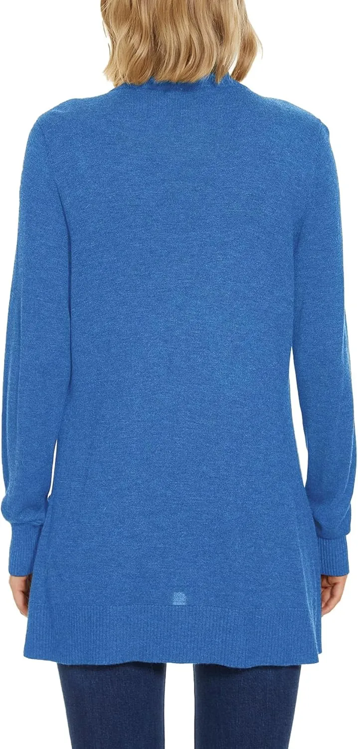 Spicy Sandia Women's Knit Cardigan Open Front Long Sleeve Sweater with Pockets Lightweight Fall Trendy Dressy Casual