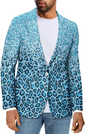 Sprowallow Men's Sports Coat Casual One Button Blazers Slim Fit Notched Lapel Jackets Lightweight Blazers with Pocket