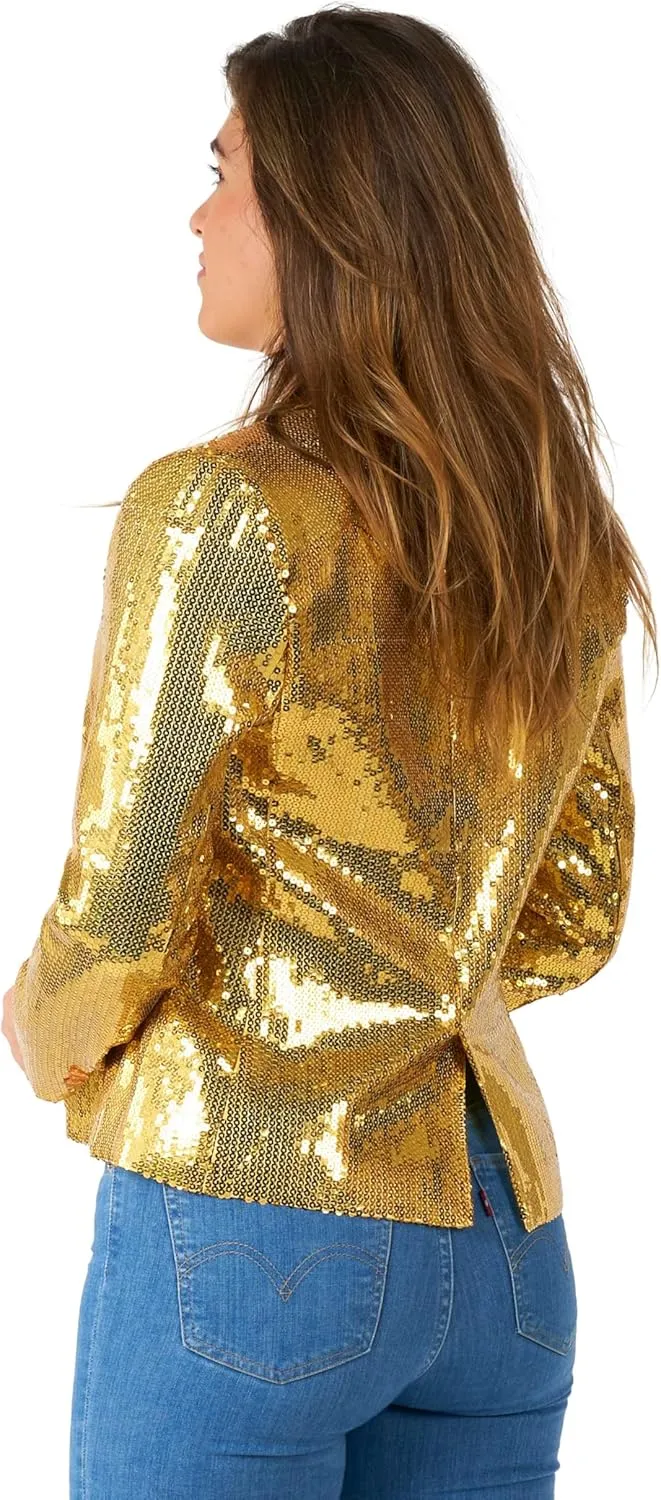 SUITMEISTER Women's Sequins Blazer - Party Blazer - Xmas Parties - Stylish, Jacket