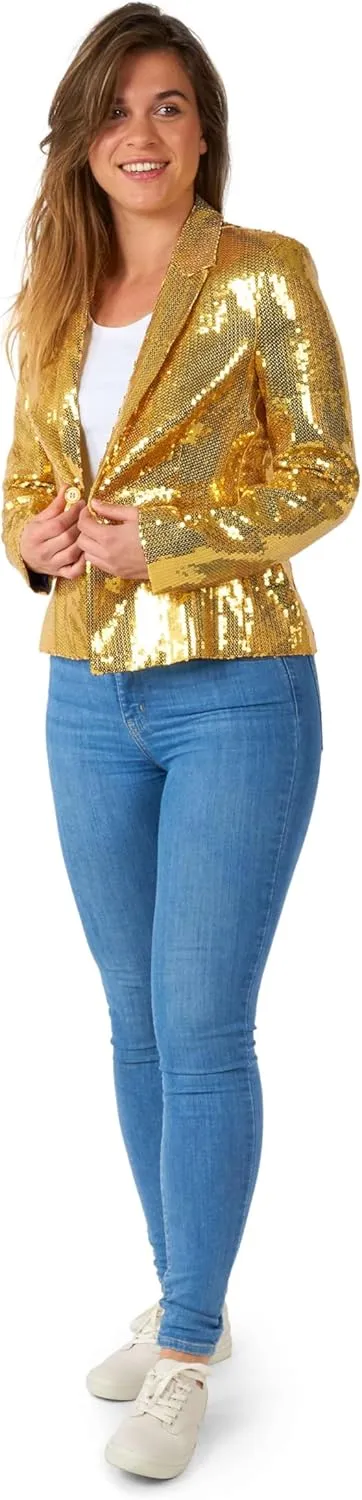 SUITMEISTER Women's Sequins Blazer - Party Blazer - Xmas Parties - Stylish, Jacket