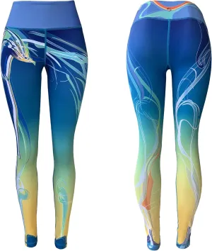Swim Leggings for Women Quick Dry & UPF 50  Sun Protection Tights