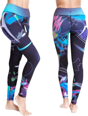Swim Leggings for Women Quick Dry & UPF 50  Sun Protection Tights