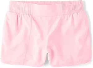 The Children's Place Girls' Uniform Quick Dry Pull on Shorts