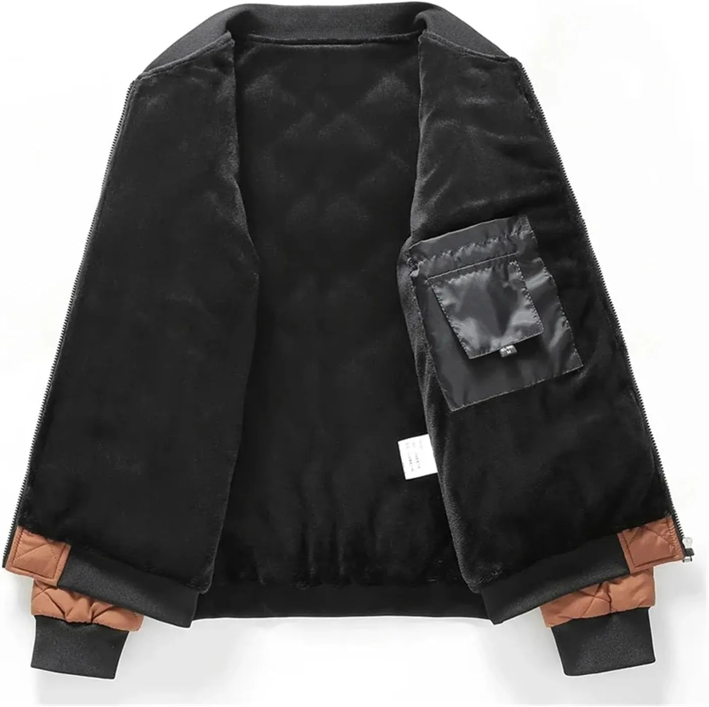 Thick Fleece Jacket Men Causal Cotton Padded Jacket Thicken Fleece Warm Coats Jackets Overcoat