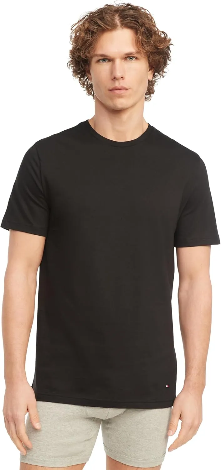 Tommy Hilfiger Men's Cotton Classics 3-Pack Crewneck Undershirts