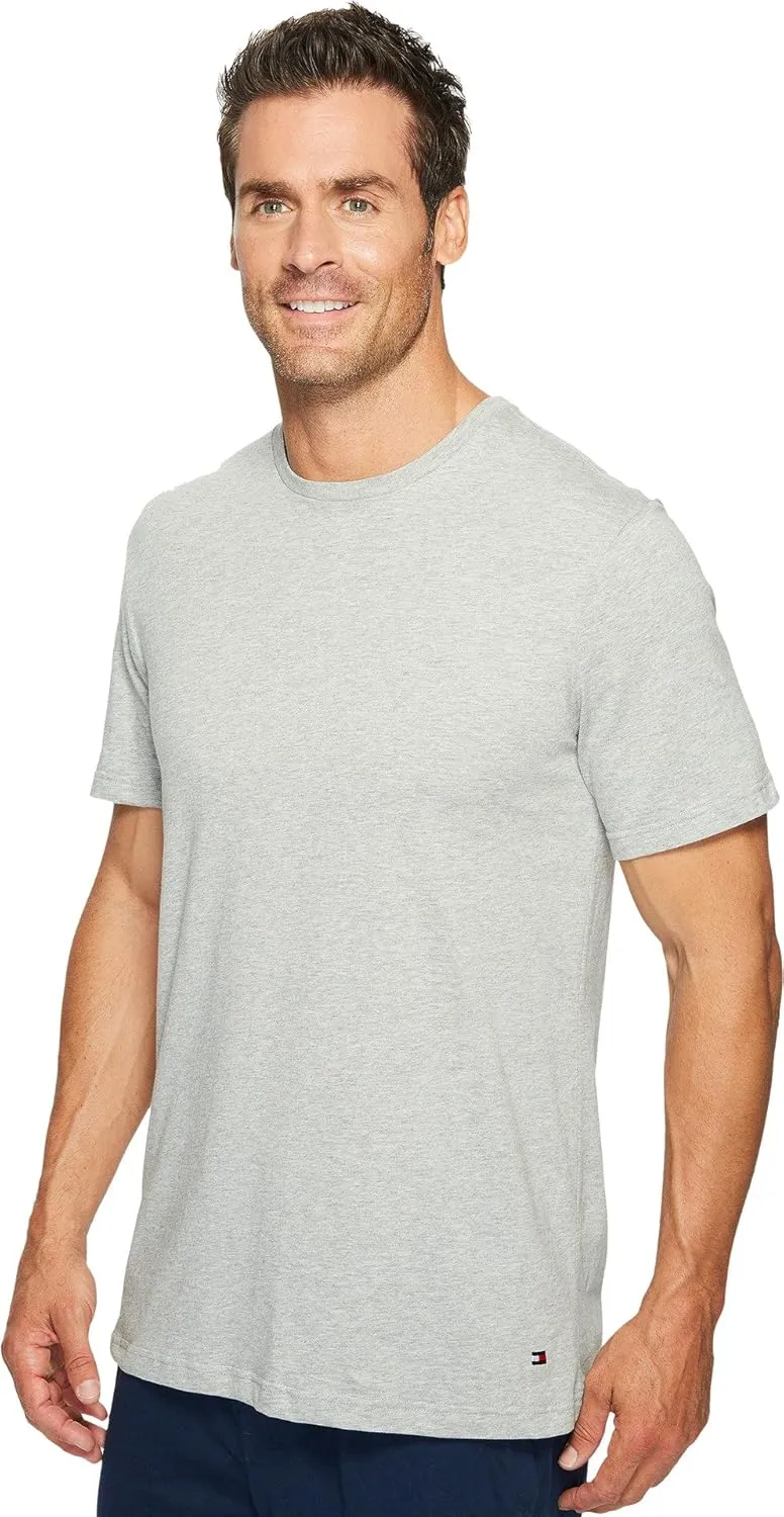 Tommy Hilfiger Men's Undershirts Cotton Classics Crew Neck T-shirts