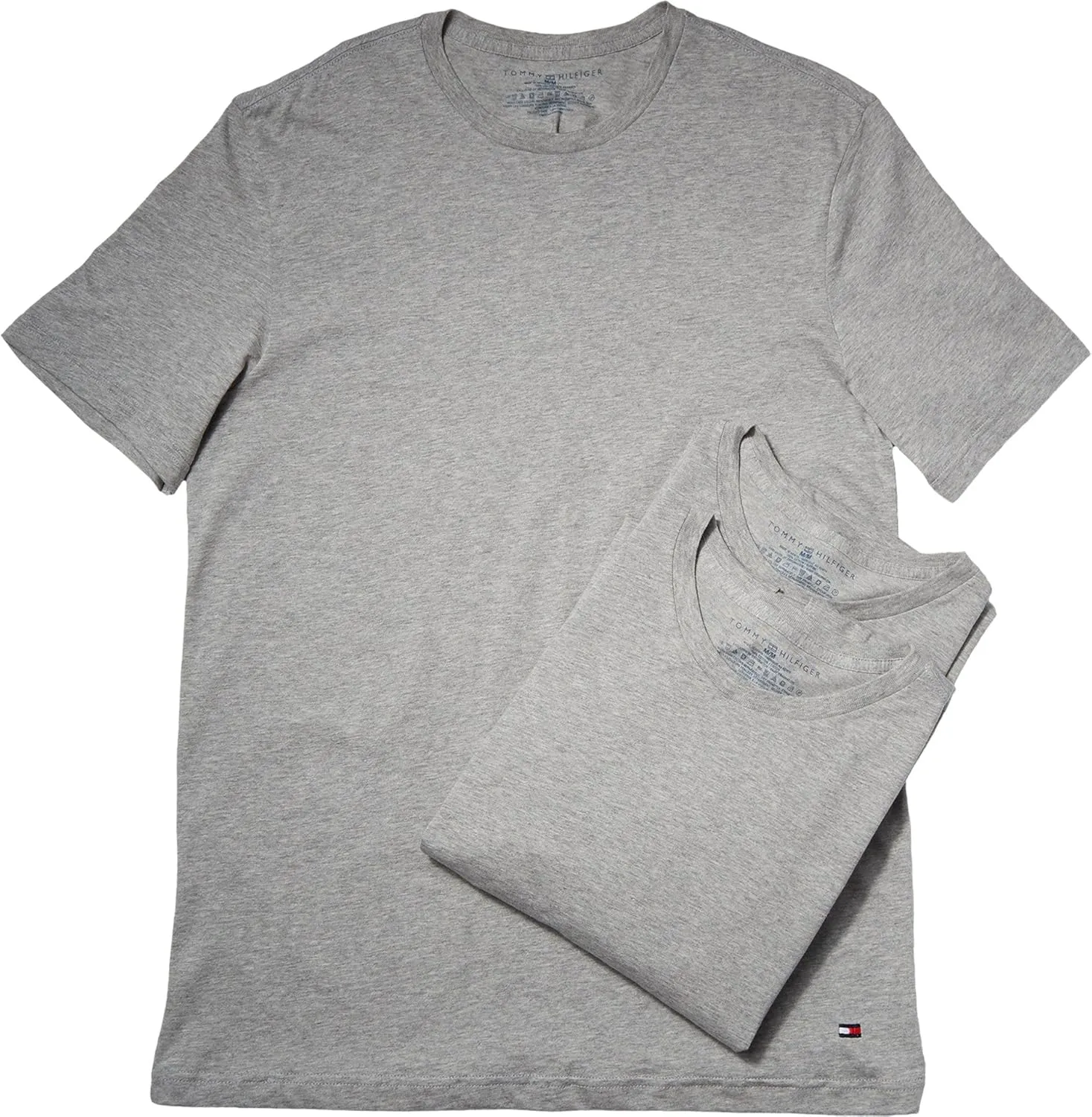 Tommy Hilfiger Men's Undershirts Cotton Classics Crew Neck T-shirts