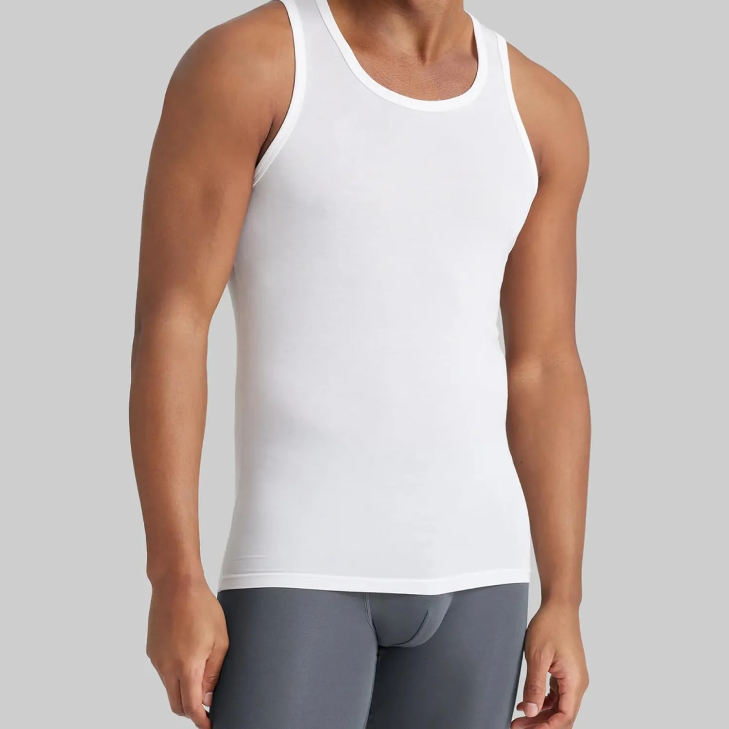 Tommy John Men's Second Skin Tank Undershirt